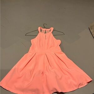 Tea n Cup Coral Sleeveless Woman’s  Dress